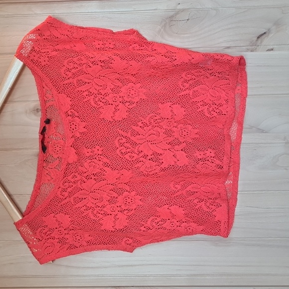 Sofia by Sofia Vergara Sunset Orange Crop Top - Picture 1 of 5